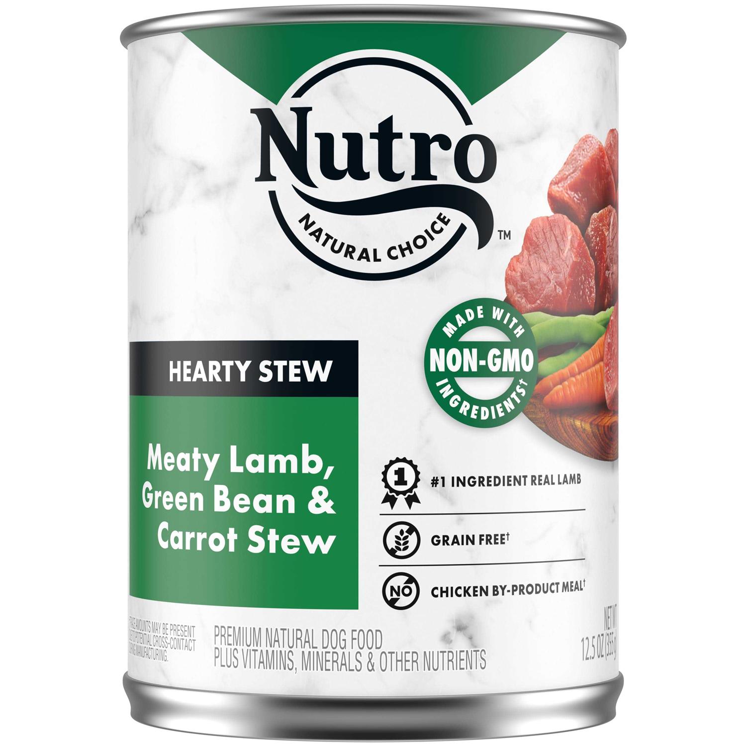 Nutro HEARTY Stew Adult Natural Wet Dog Food Cuts in Gravy Chunky Beef