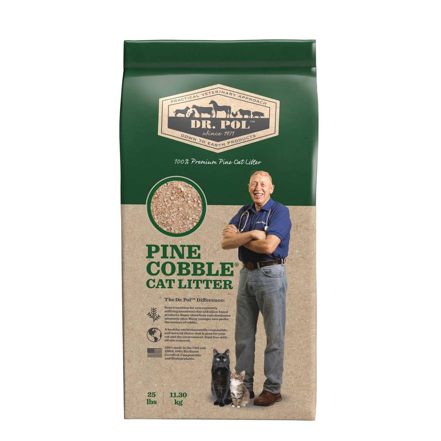 Dr. Pol Pine Cobble Cat Litter 14lb