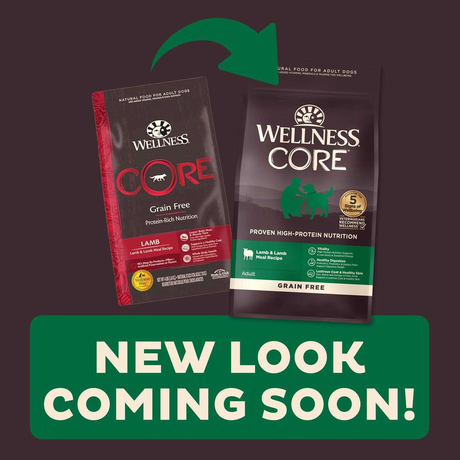 Wellness Core Natural Grain Free Lamb Dry Dog Food