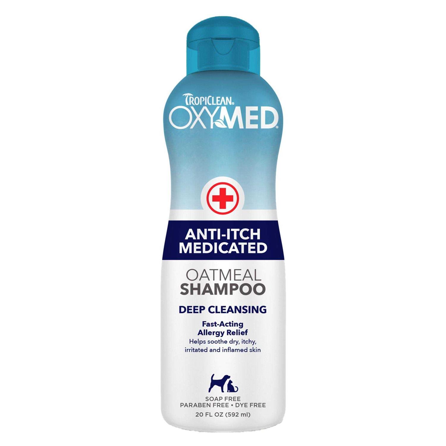 Tropiclean OxyMed Medicated Anti-Itch Oatmeal Pet Shampoo