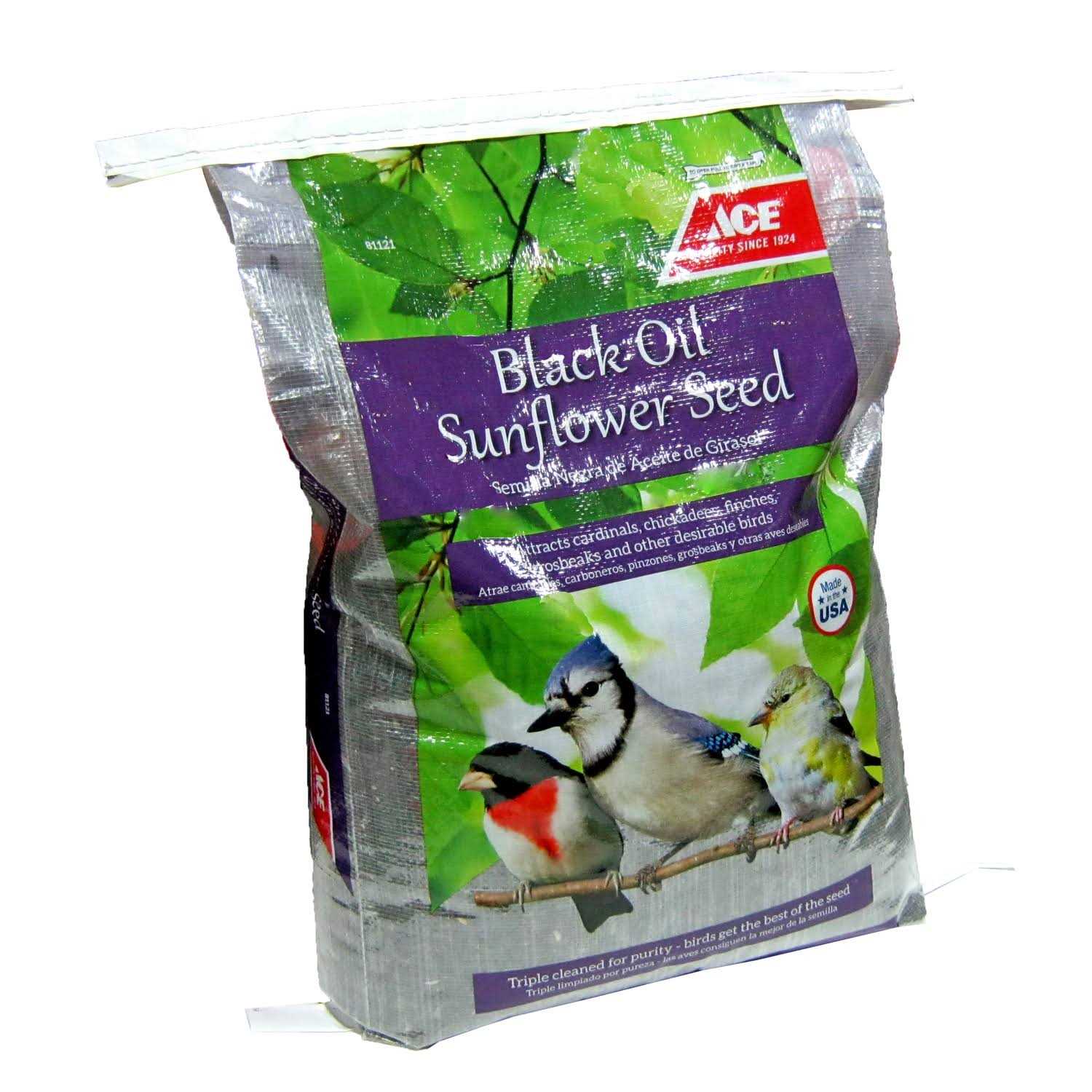 Ace Songbird Black Oil Sunflower Seed Wild Bird Food