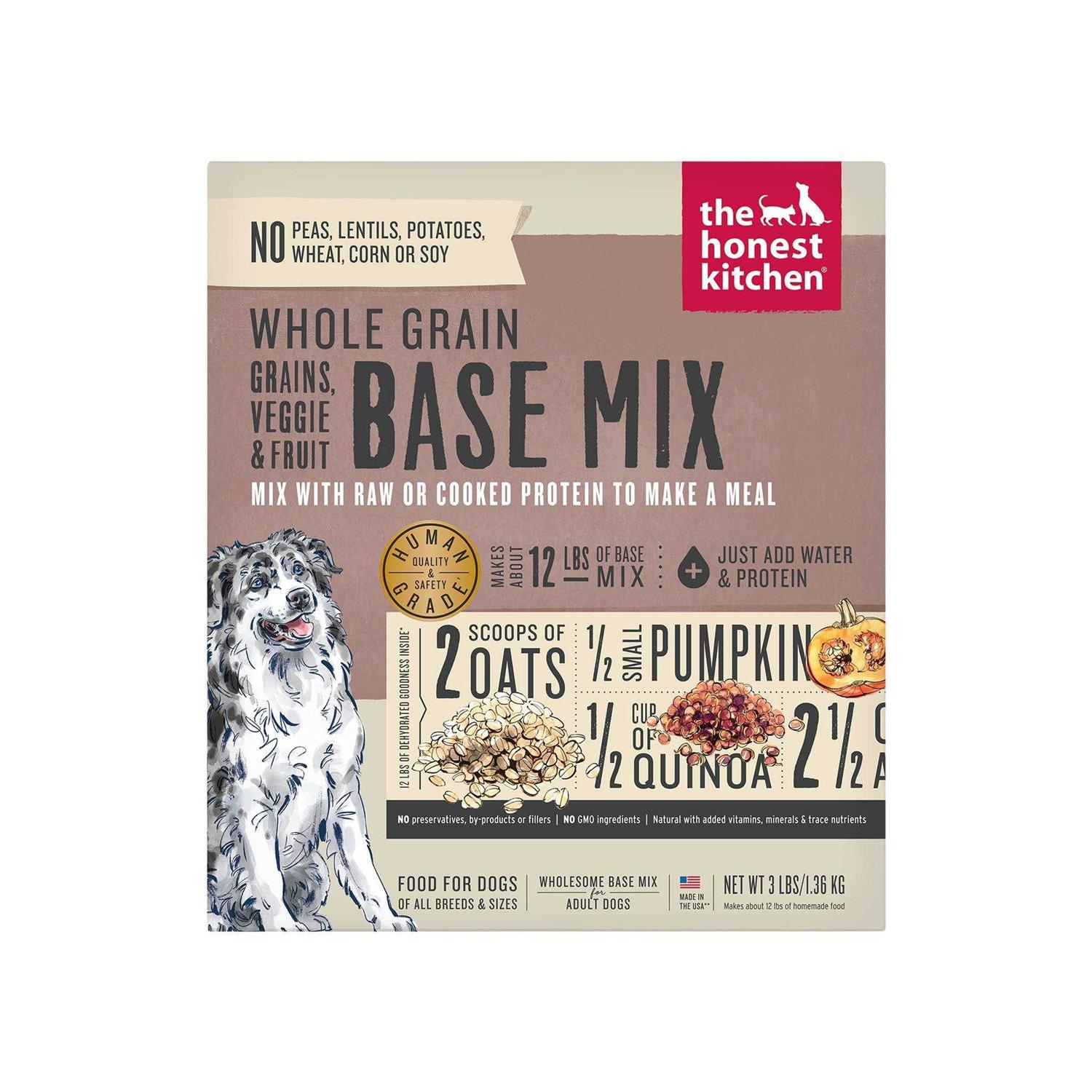 The Honest Kitchen Dehydrated Whole Grain Veggie & Fruit Base Mix Dog Food