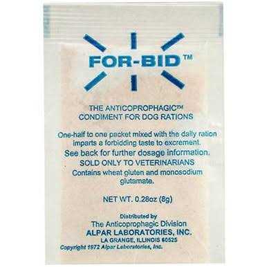 for-Bid Stool-Eating Preventative