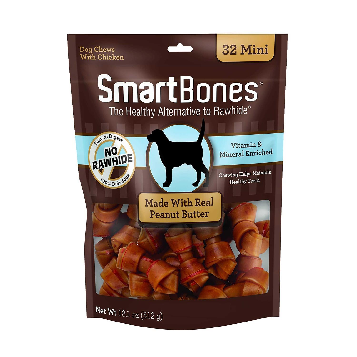 SmartBones Mini Peanut Butter Chews