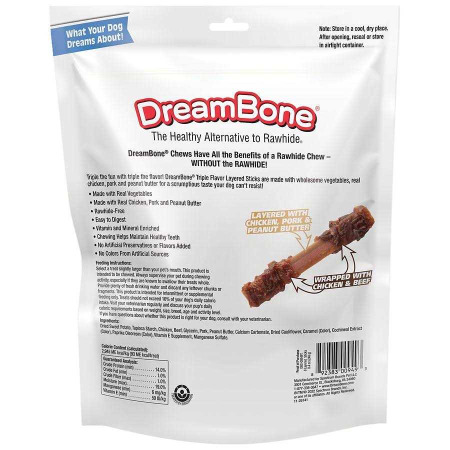 Dreambone Triple Flavor Layered Sticks