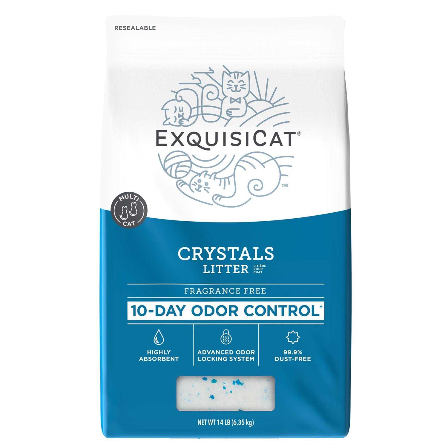 ExquisiCat Crystals Multi-Cat Silica Cat Litter