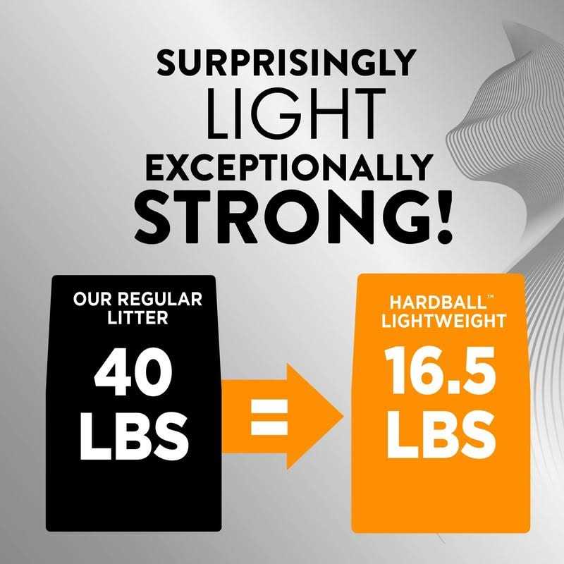 Arm & Hammer Hardball Clumping Cat Litter Lightweight