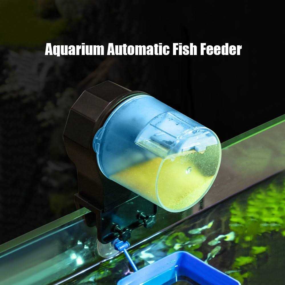 Aquarium Automatic Fish Feeder Vacation Timer Feeder for Fish Tank Electric Adjustable Auto Fish Food Dispenser