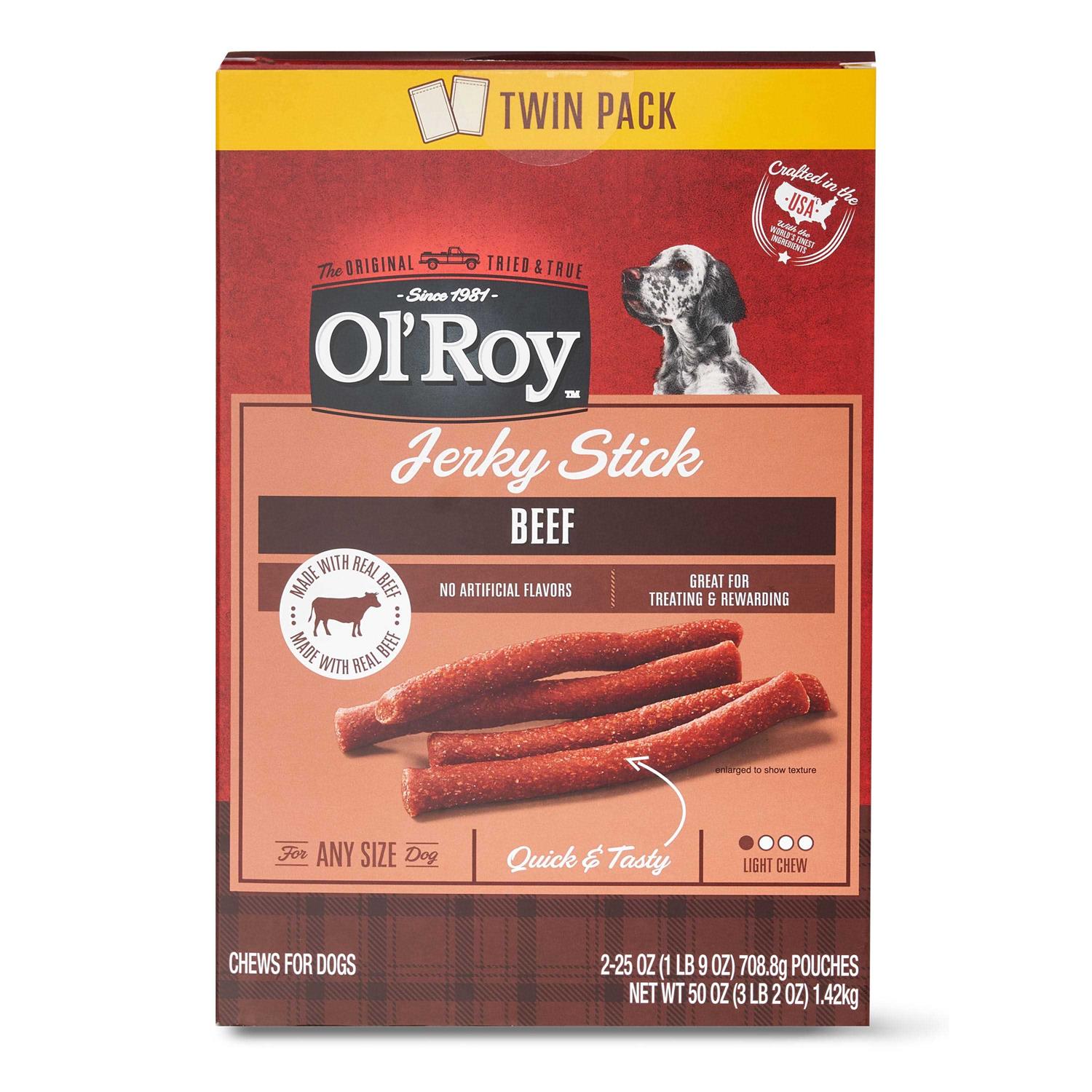 Ol’ Roy Jerky Sticks Beef