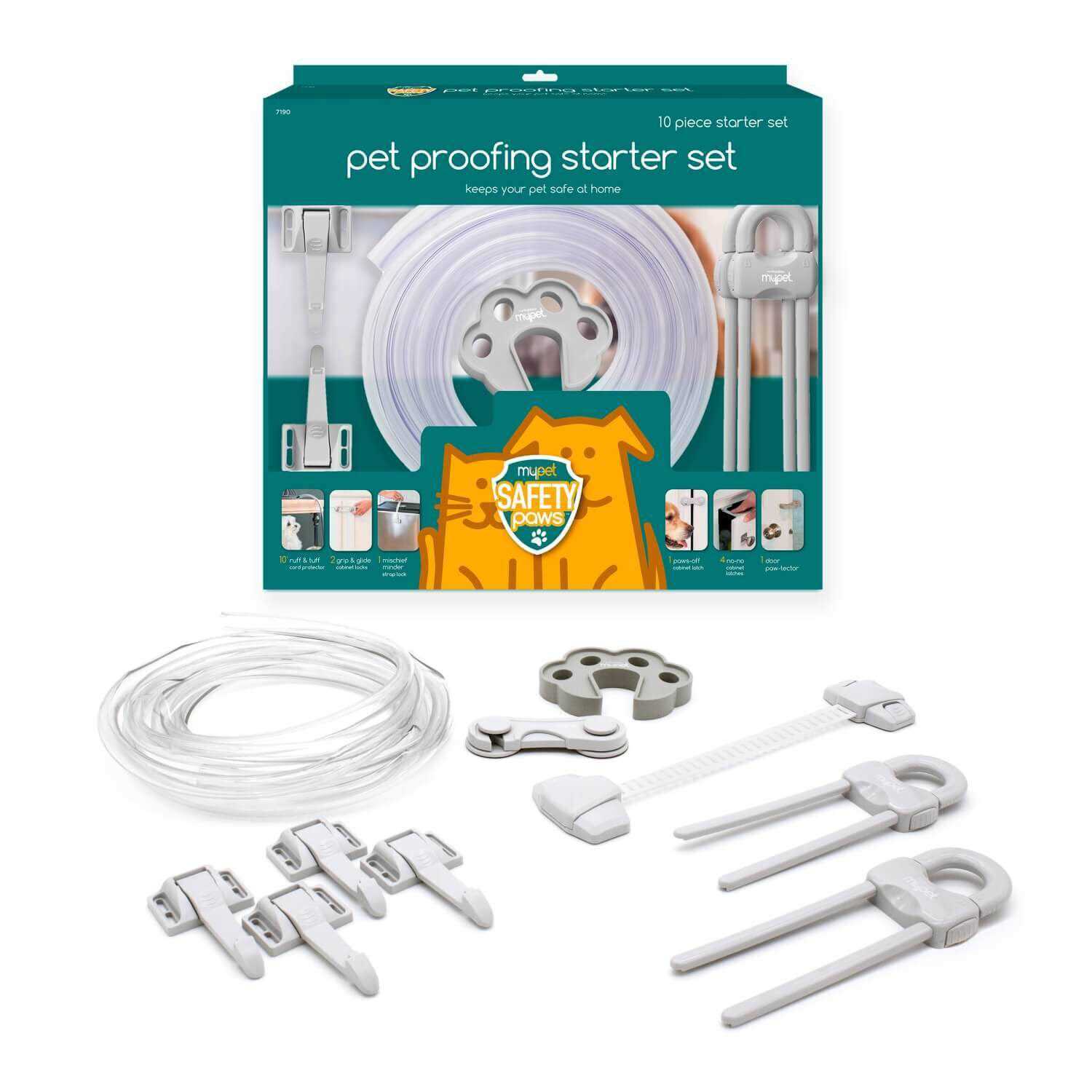 Mypet Safety Paws Pet Proofing Starter Set 10 Ct