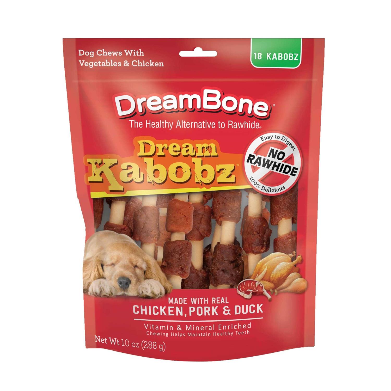 DreamBone Dream Kabobz Dog Chews Vegetable & Chicken