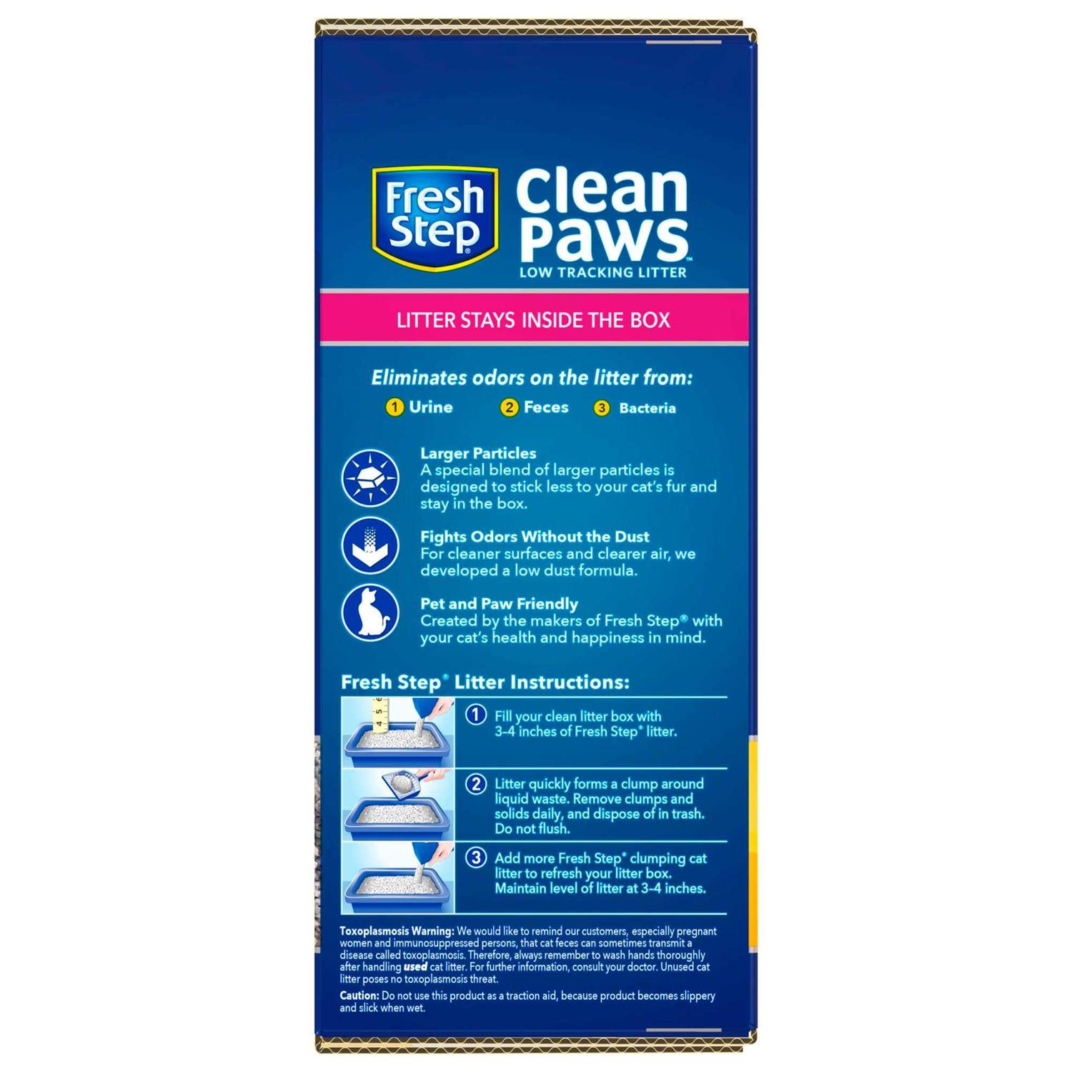 Fresh Step Clean Paws Triple Action Clumping Cat Litter