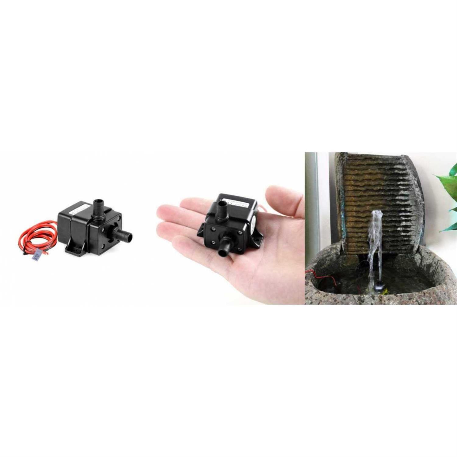 DC 12V Mini Submersible Water Pump 63 Gal Pump for Aquarium Fish Tank Hydroponic Fountains