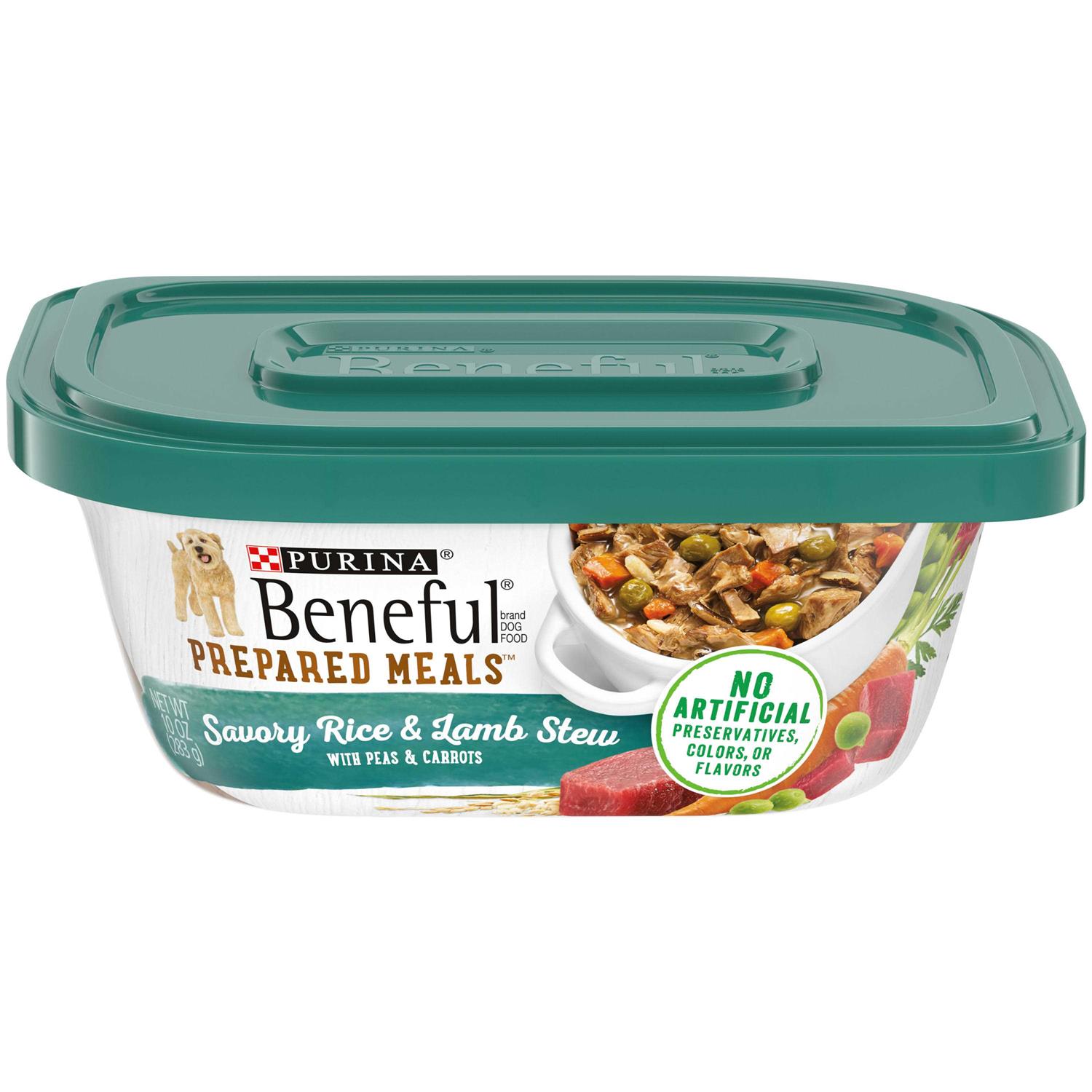 Purina Beneful Prepared Meals Savory Rice & Lamb Stew Wet Dog Food