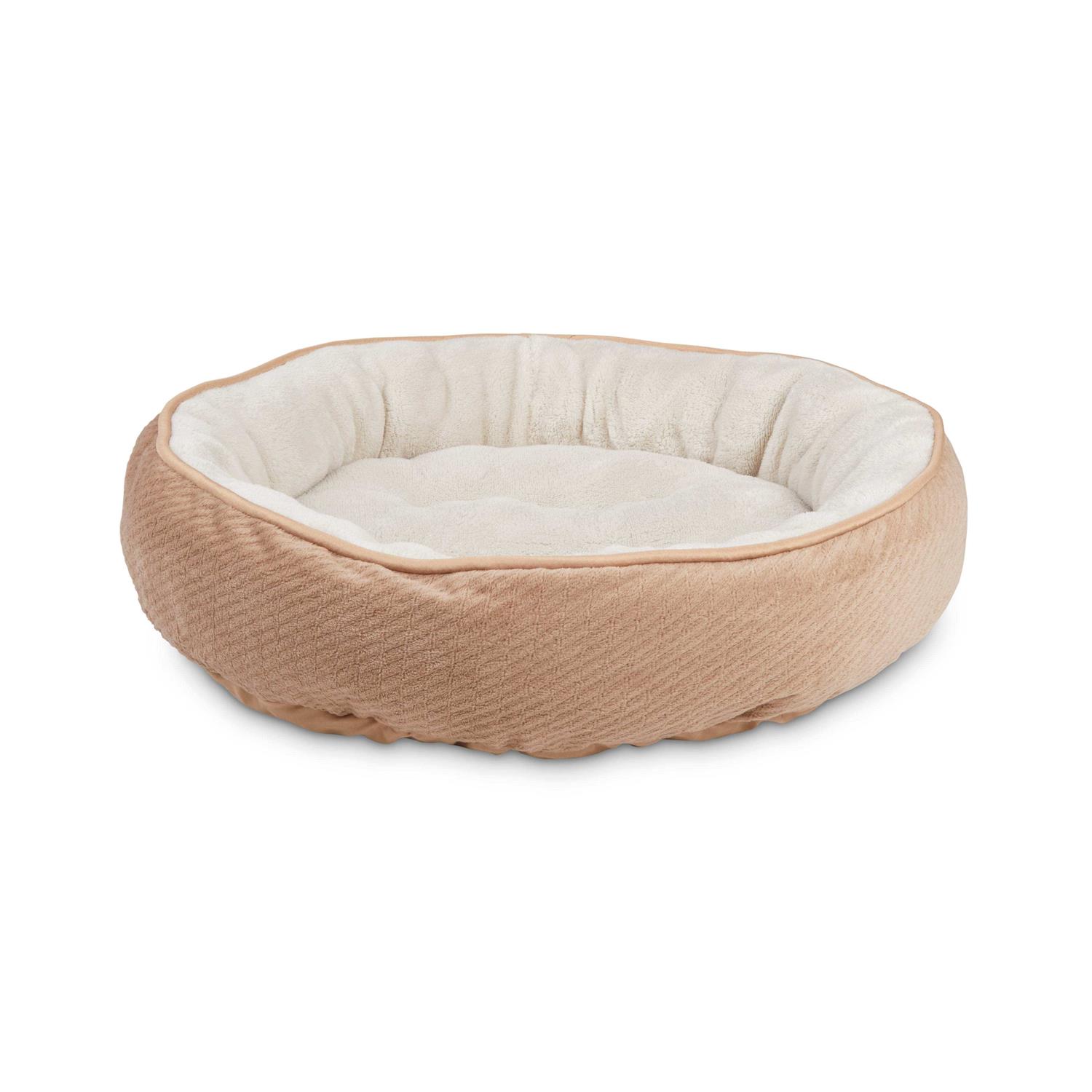 EveryYay Snooze Fest Textured Round Cat Bed