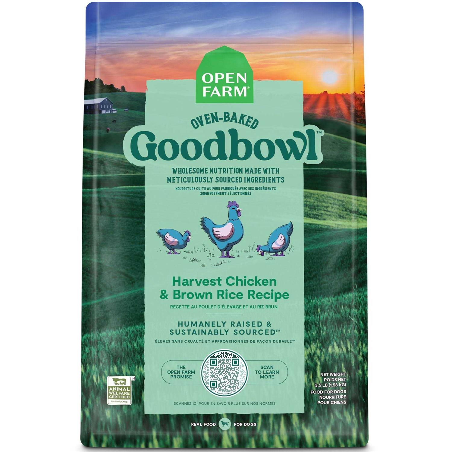Open Farm Goodbowl Harvest Chicken Brown Rice Recipe Dog Food