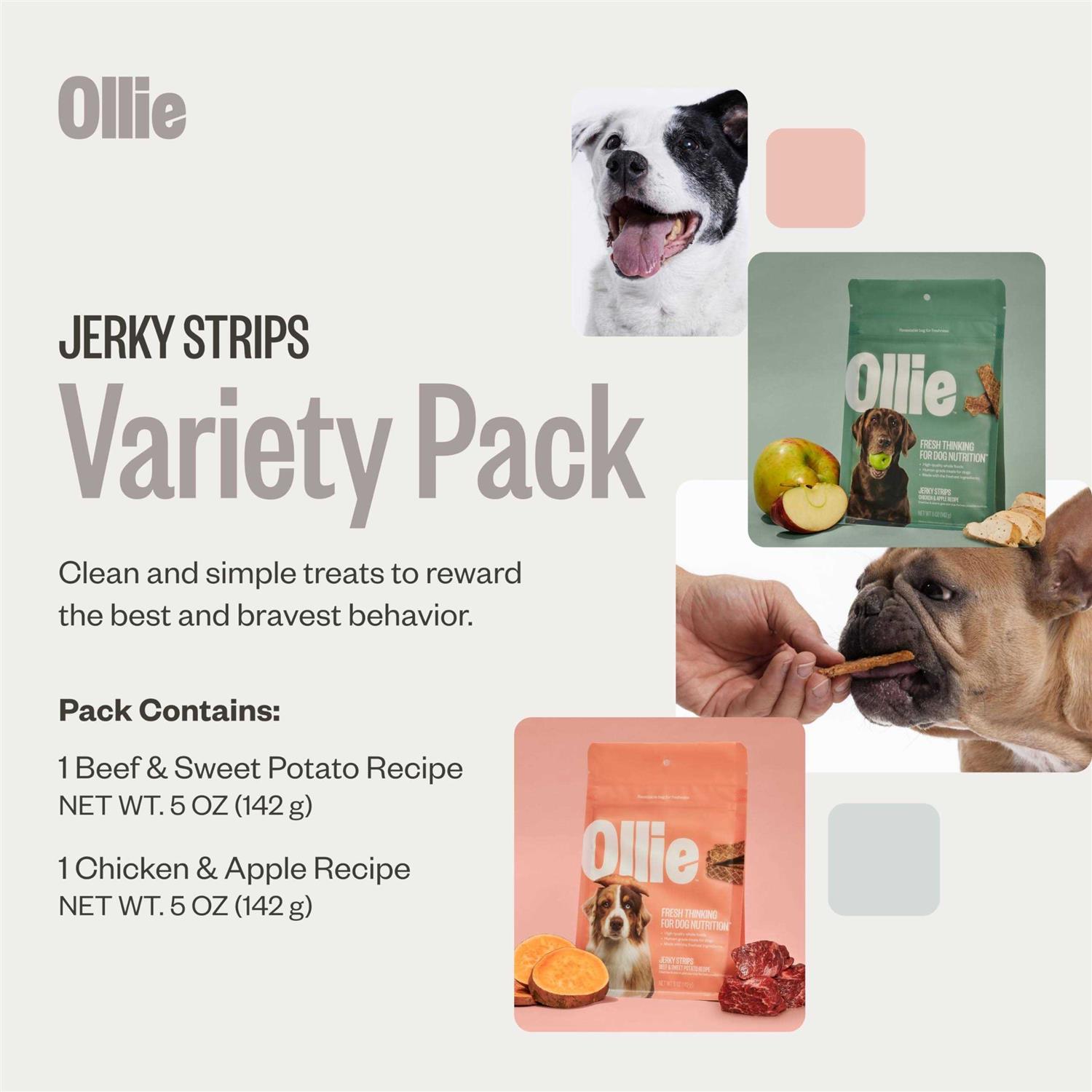 Ollie Beef and Sweet Potato Jerky Recipe Dog Treats Dog Jerky Treats All Natural