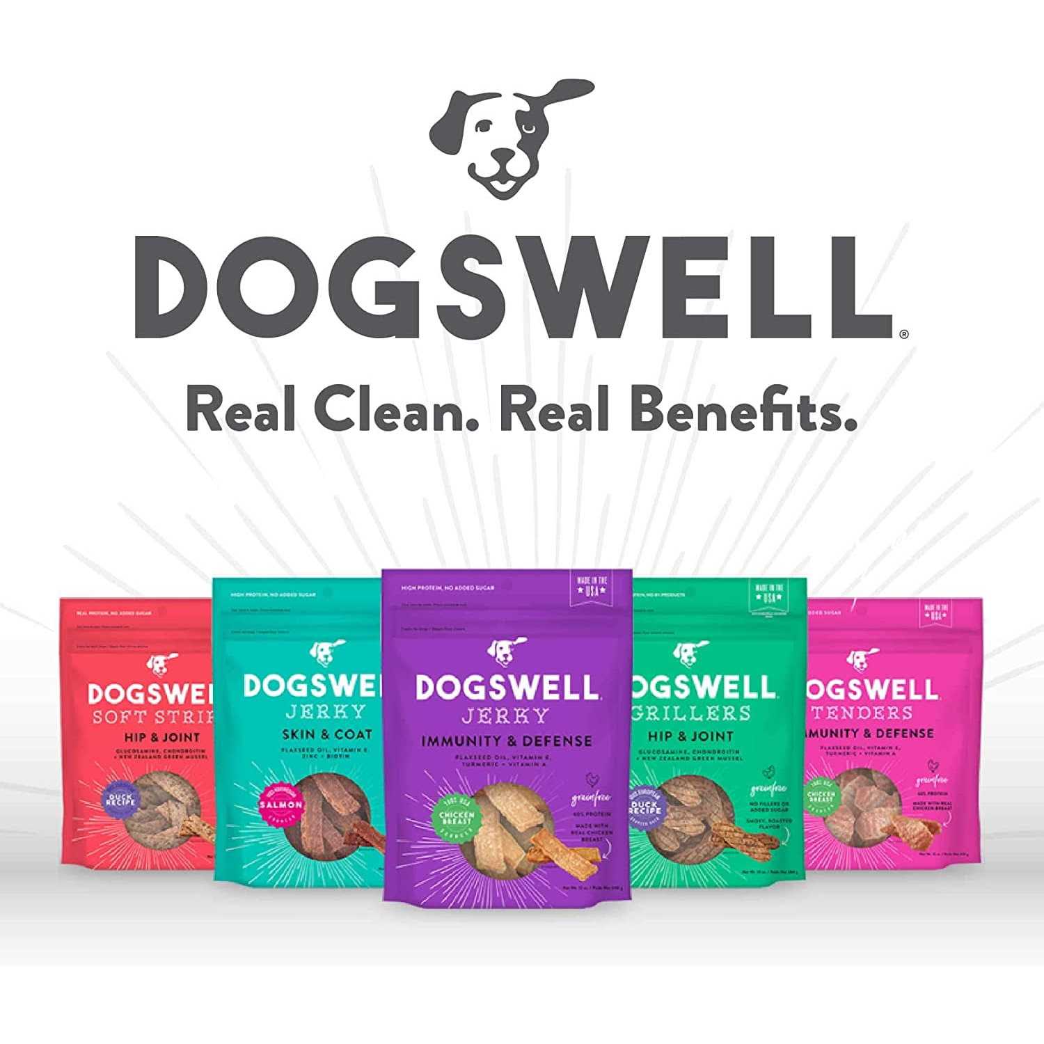 Dogswell Dental Jerky Chicken Dog Treats