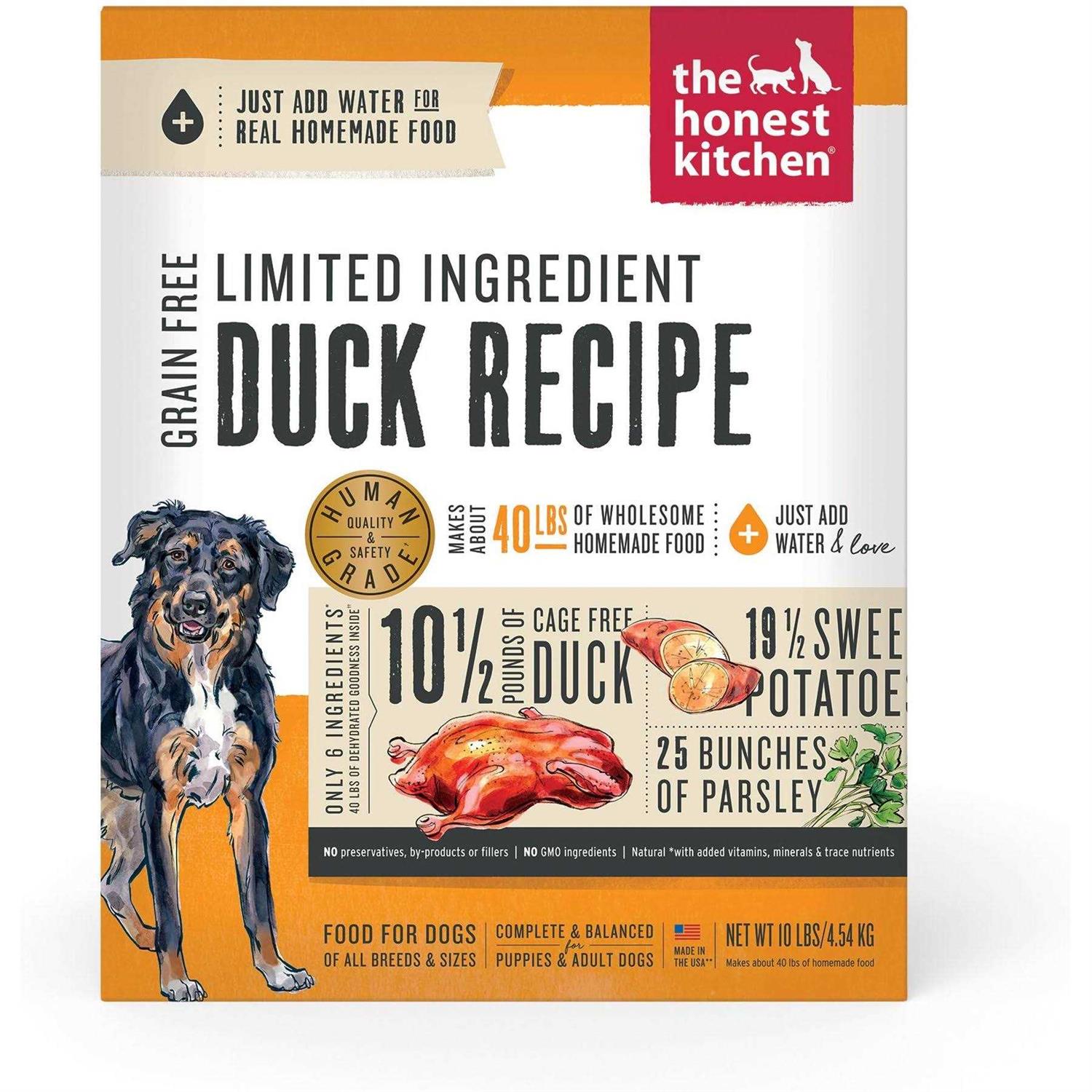 The Honest Kitchen Dehydrated Limited Ingredient Duck Dog Food