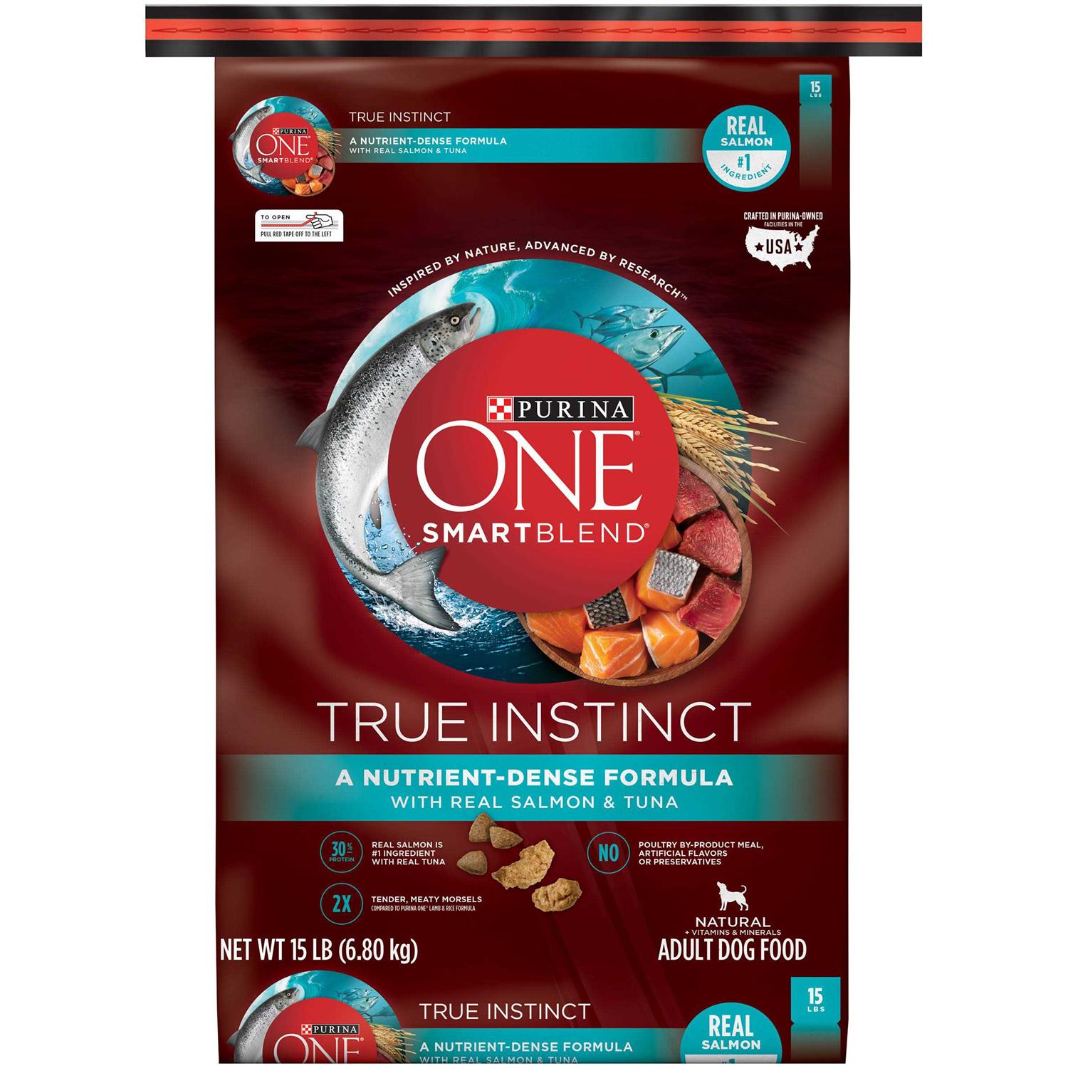 Purina ONE True Instinct with Real Salmon and Tuna Dry Dog Food