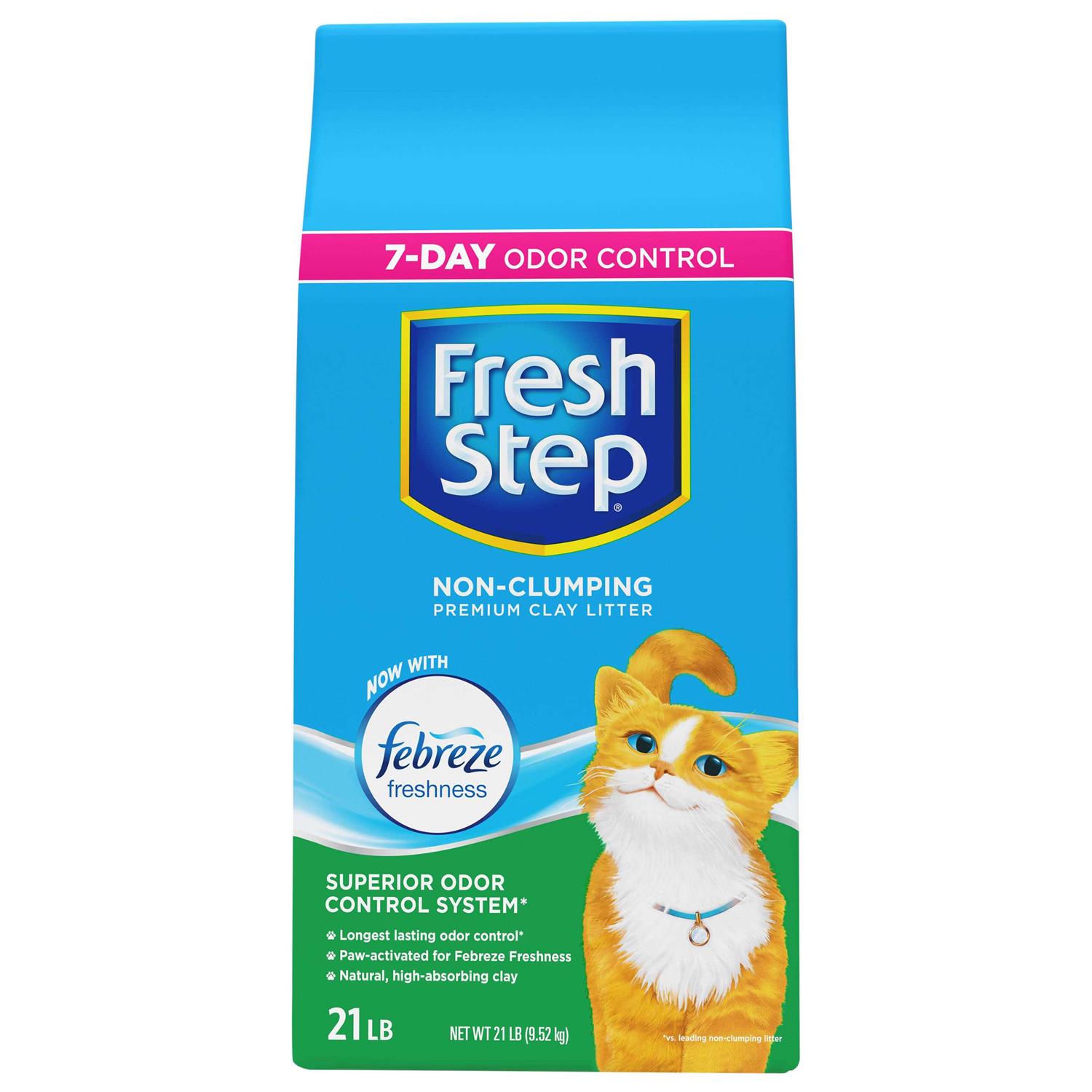 Fresh Step Premium Non-Clumping Clay Cat Litter