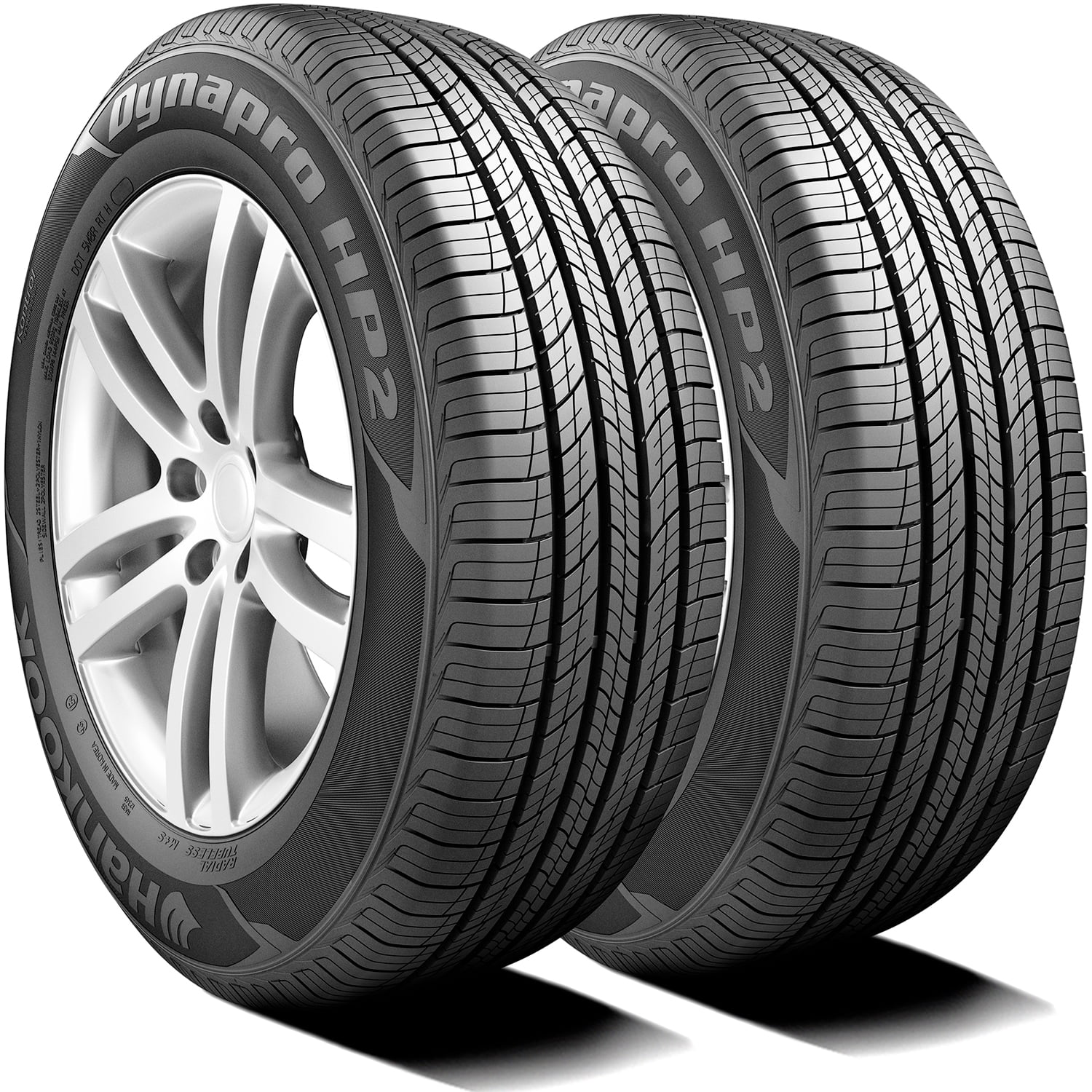 Pair of 2 (TWO) Hankook Dynapro HP2 235/55R20 102H A/S Performance Tires Fits: 2017-20 Cadillac XT5 Premium Luxury. 2014-17 INFINITI QX60 Hybrid