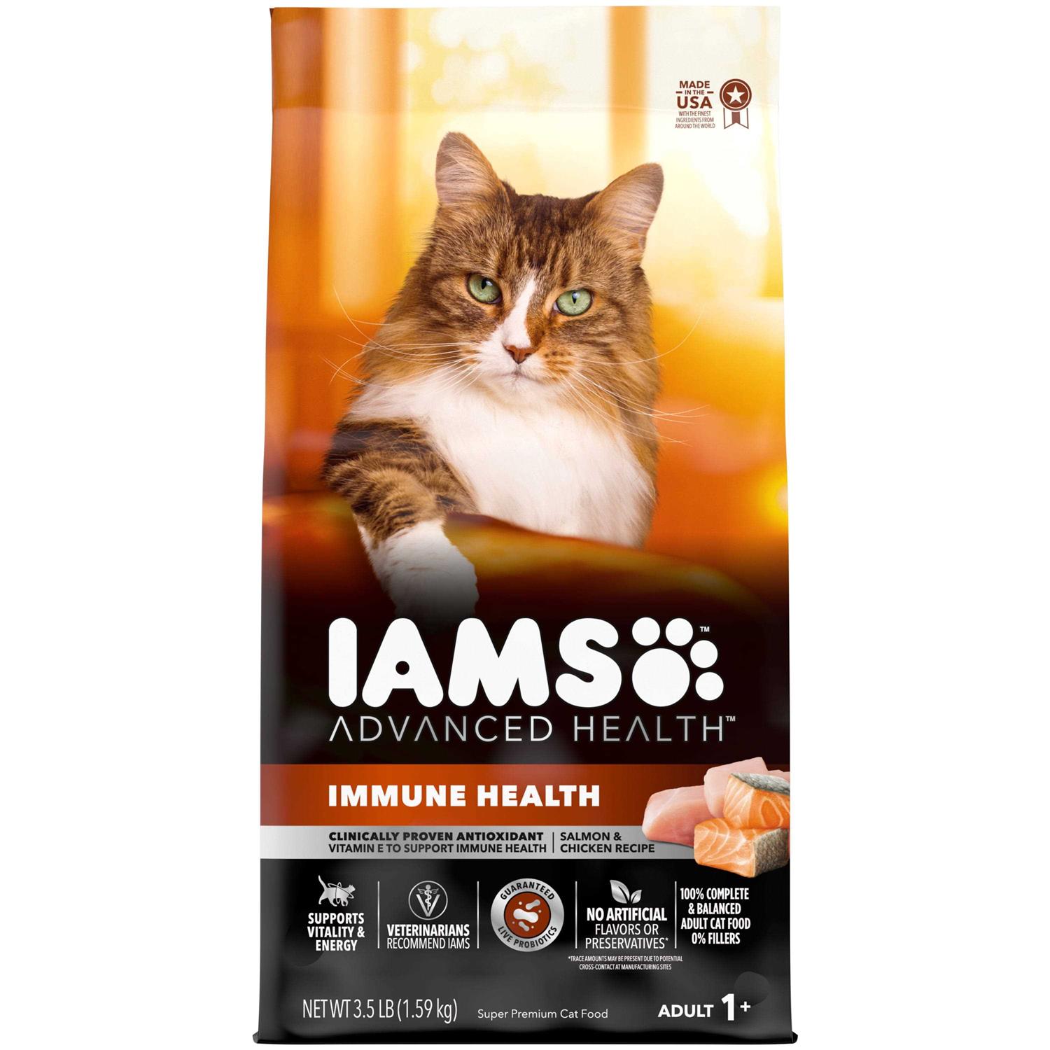 Iams Advanced Health Immune Health Salmon Chicken Recipe Adult Dry Cat Food