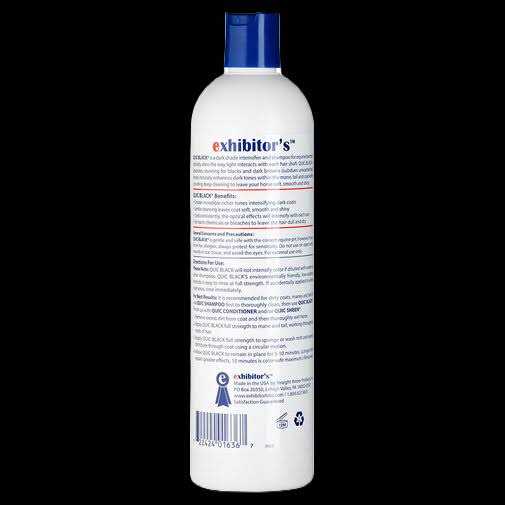 Exhibitor’s Quic Black Shampoo