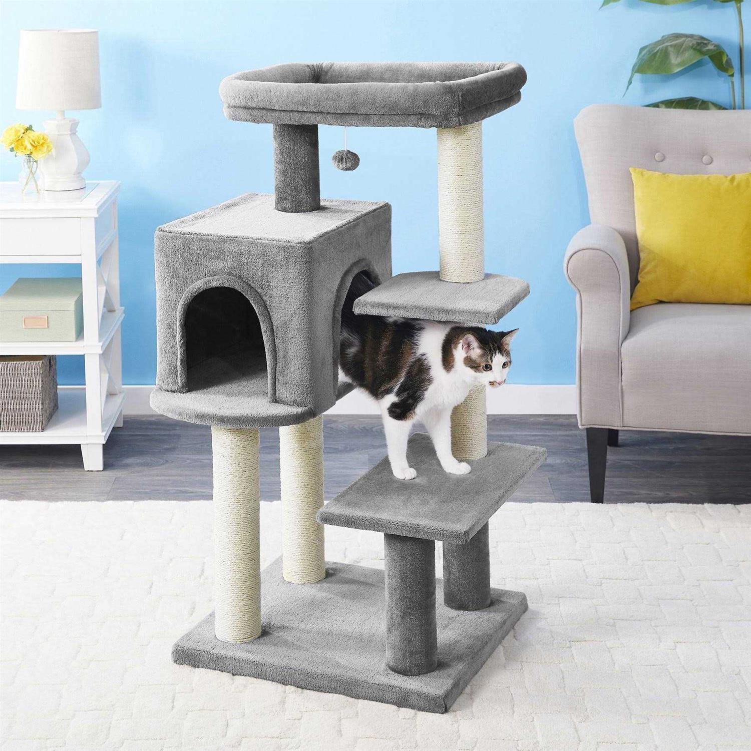 Frisco 48-in Heavy Duty Faux Fur Cat