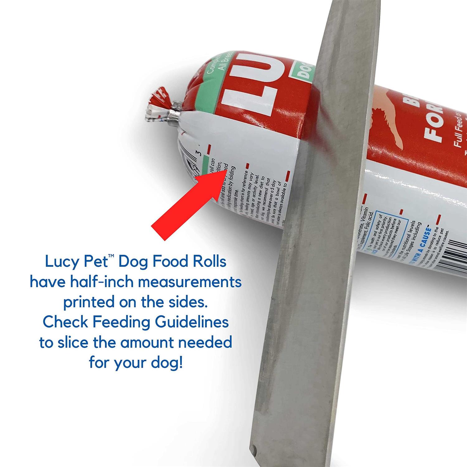 Lucy Pet Products Beef Dog Food Roll