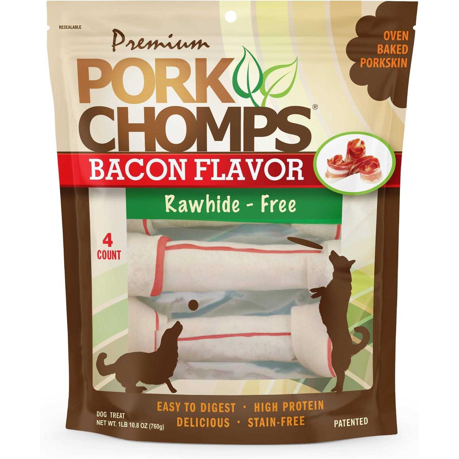 Premium Pork Chomps Bacon Knotz
