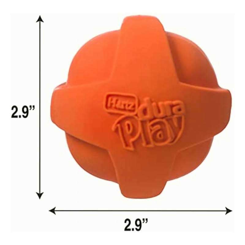 Hartz Dura Play Ball Squeaky Latex Dog Toy
