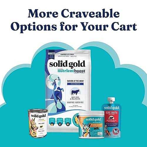 Solid Gold Air Dried Dog Food Toppers for Picky Eaters Dog Food Topper Made with Real