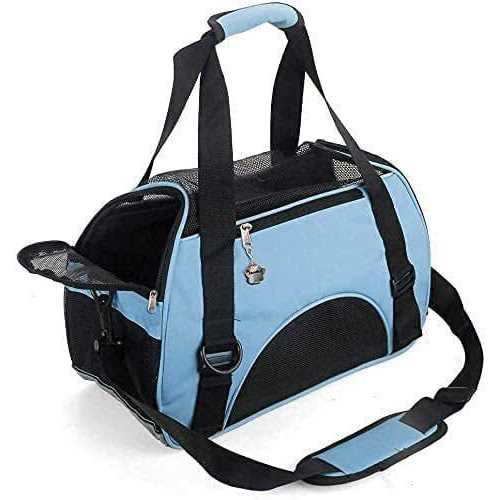 ZaneSun Cat Carrier,Soft-Sided Pet Travel Carrier for Cats,Dogs Puppy Comfort Portable Foldable Pet Bag Airline Approved