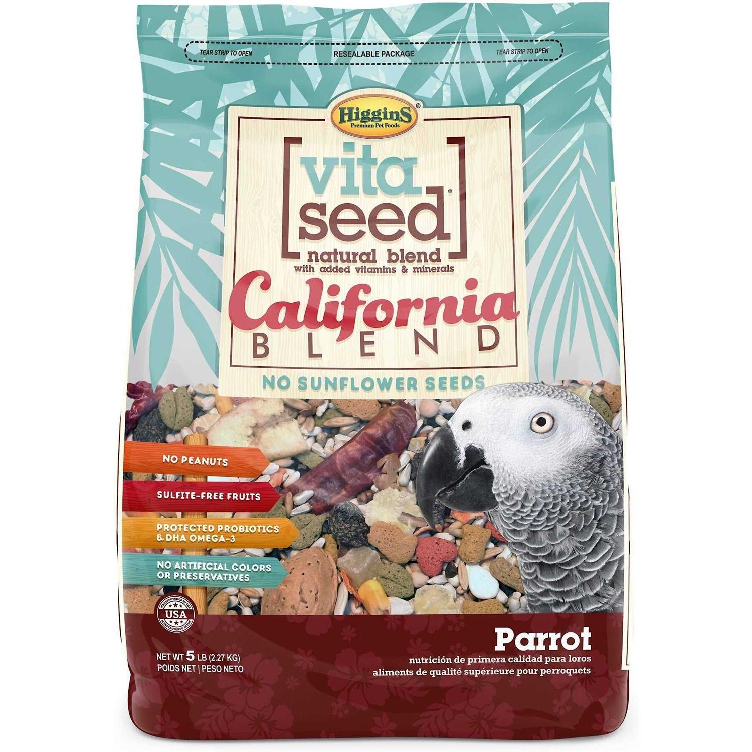 Higgins Vita Seed California Blend Parrot Food