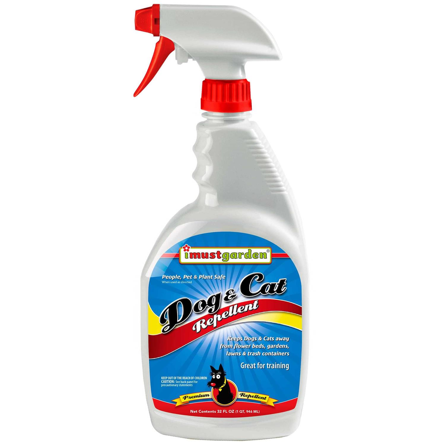 I Must Garden Dog and Cat Repellent All Natural Spray to Stop Chewing and Repel from Yards, Plants, and Gardens