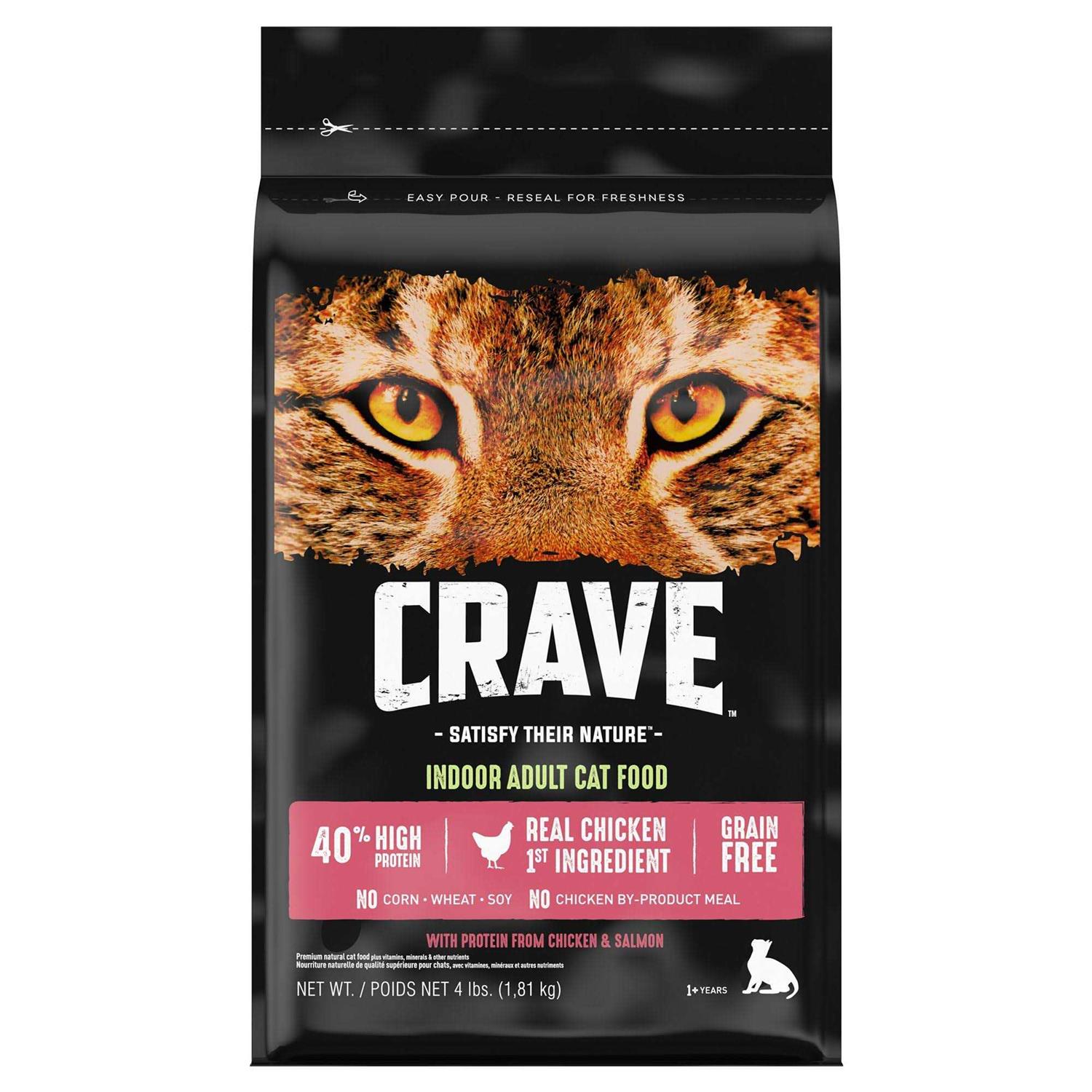Crave Chicken Adult Protein Grain Free Dry Cat Food