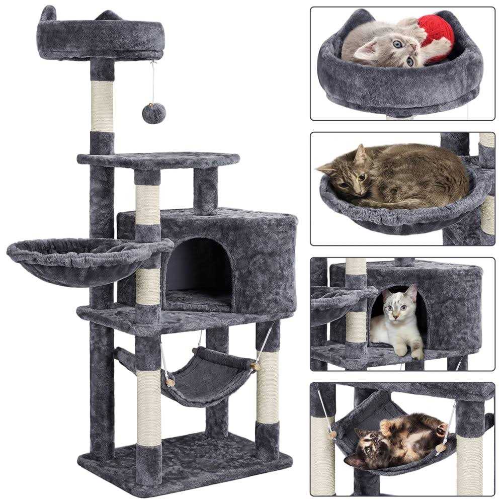 Yaheetech 54.5 inch Cat Tree Tower with Scratching Posts
