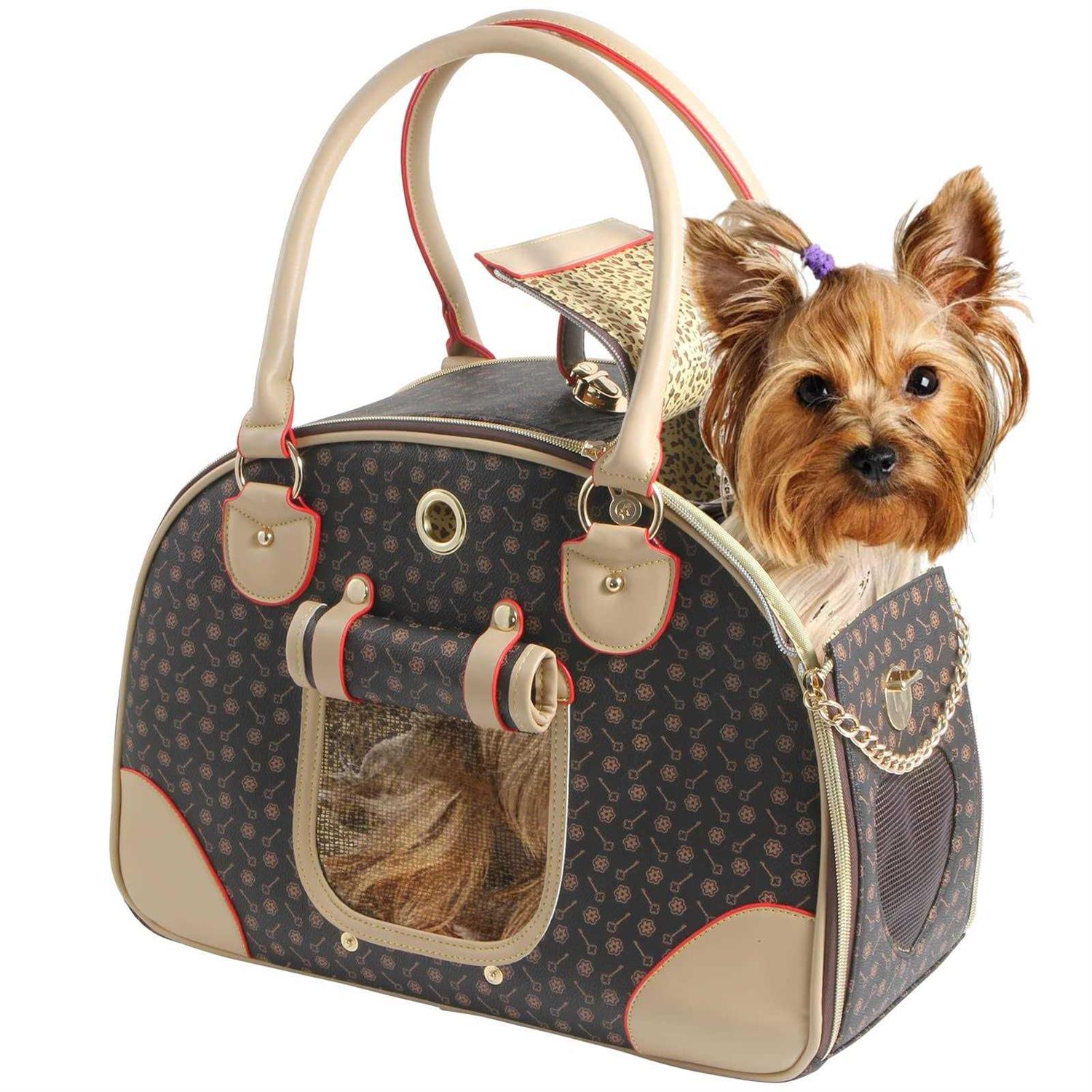 petpetssmart Fashion Dog Carrier Pu Leather Dog Handbag Dog Purse Cat Tote Bag Pet Cat Dog Hiking Bag