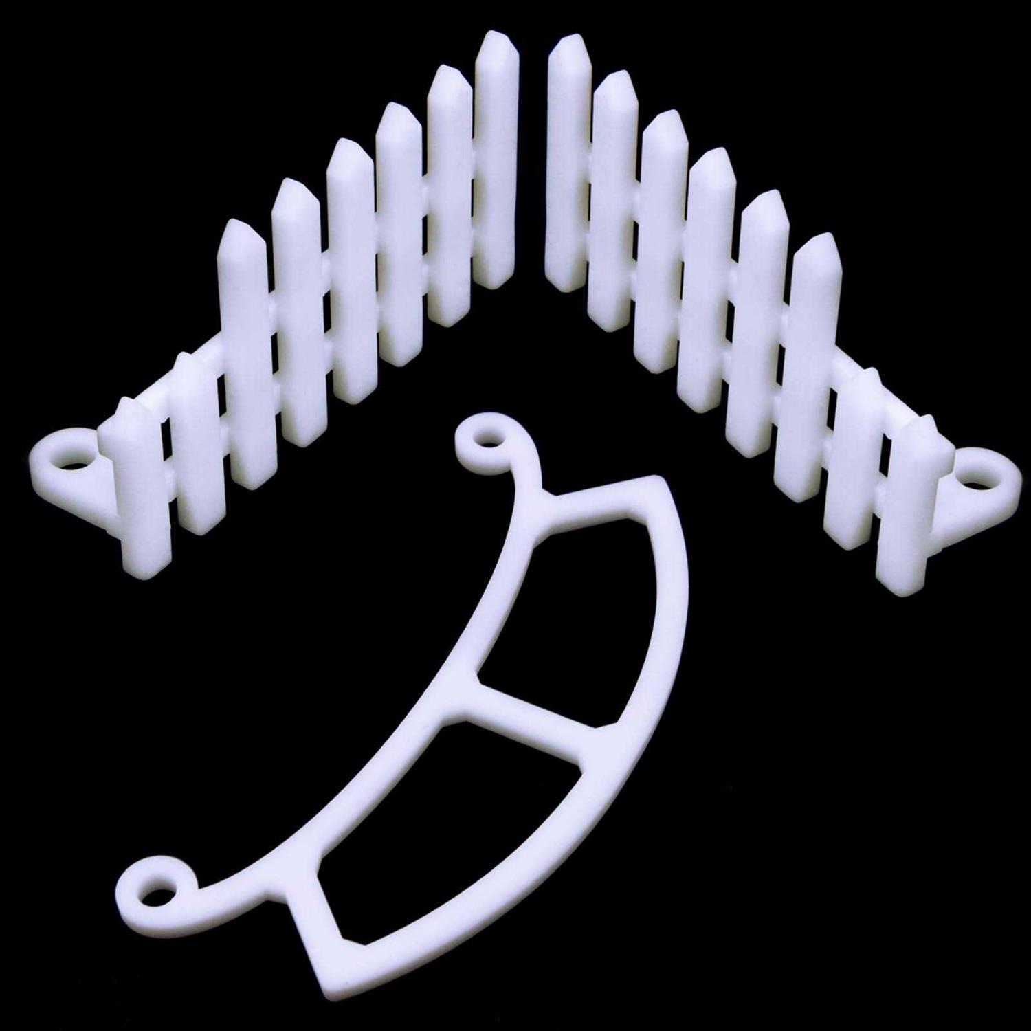 3 Pcs Perch for Bird Buddy with Side Fence,Wider Extension Perch to DIY Add-ons