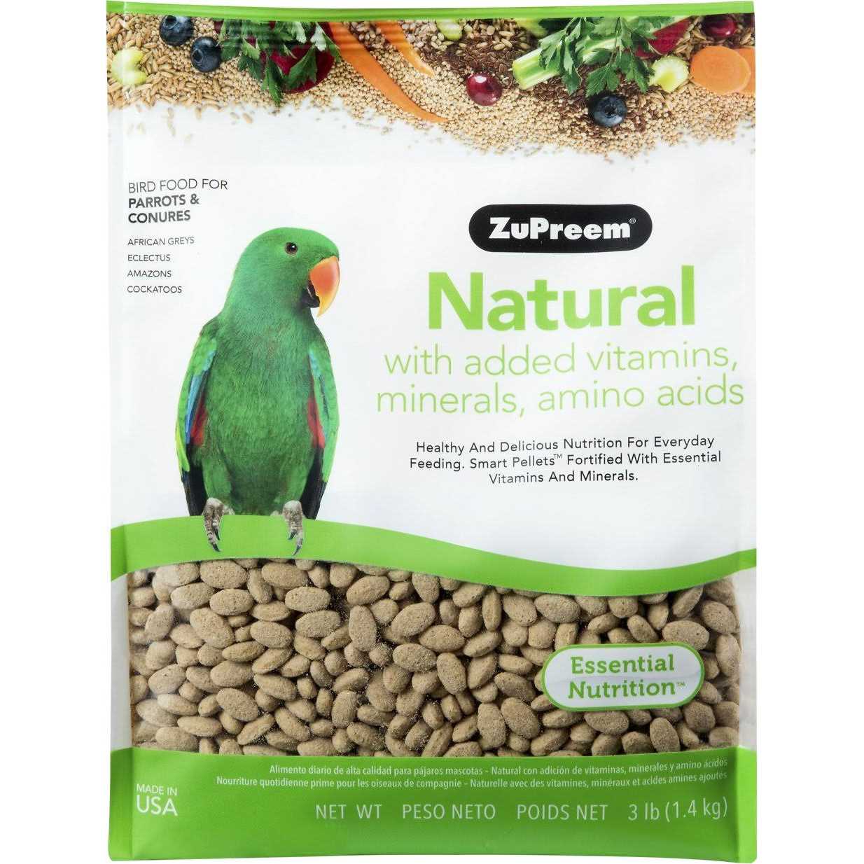 ZuPreem Natural Bird Food