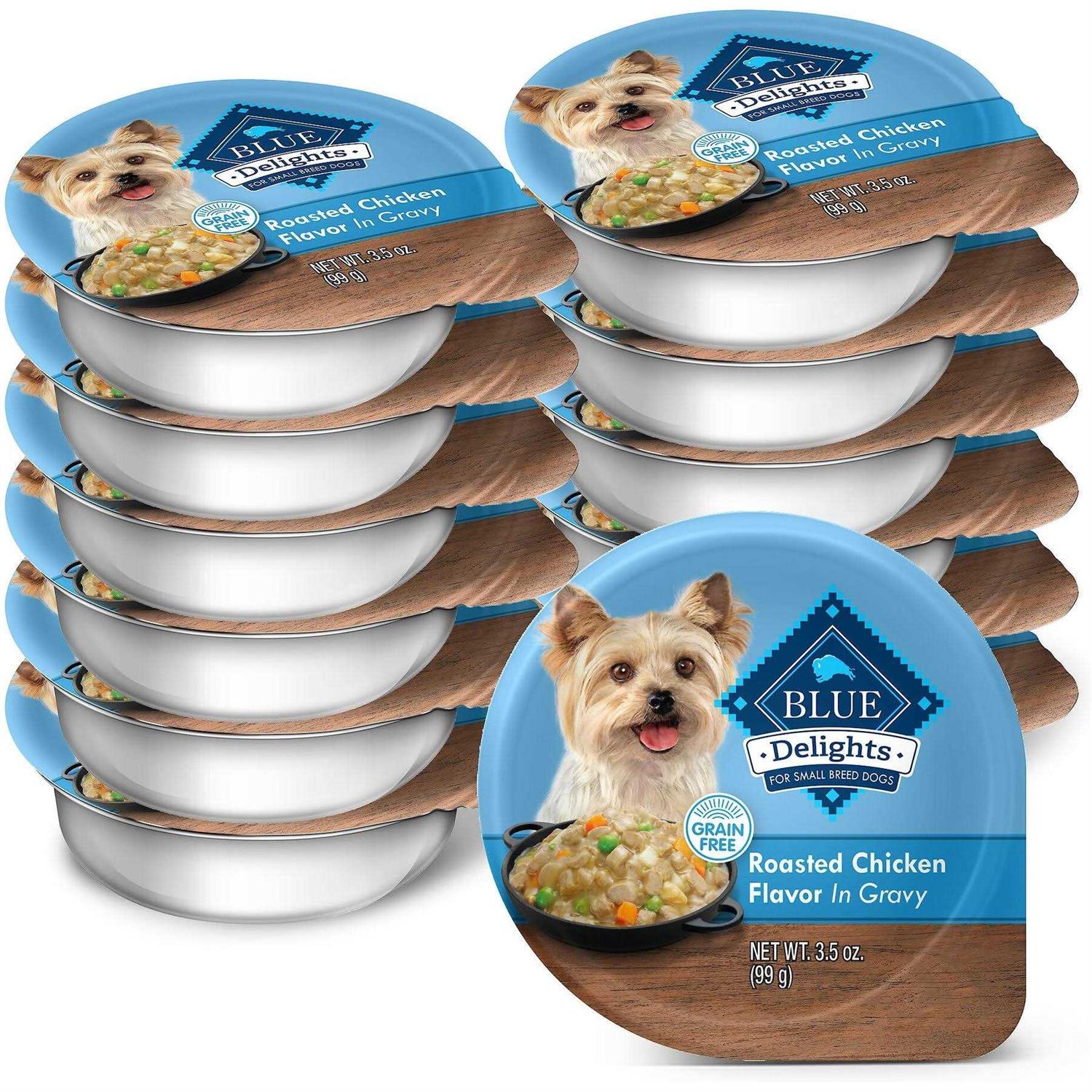 Blue Buffalo Divine Delights Small Breed Rotisserie Chicken in Gravy Dog Food Cup 3.5-oz