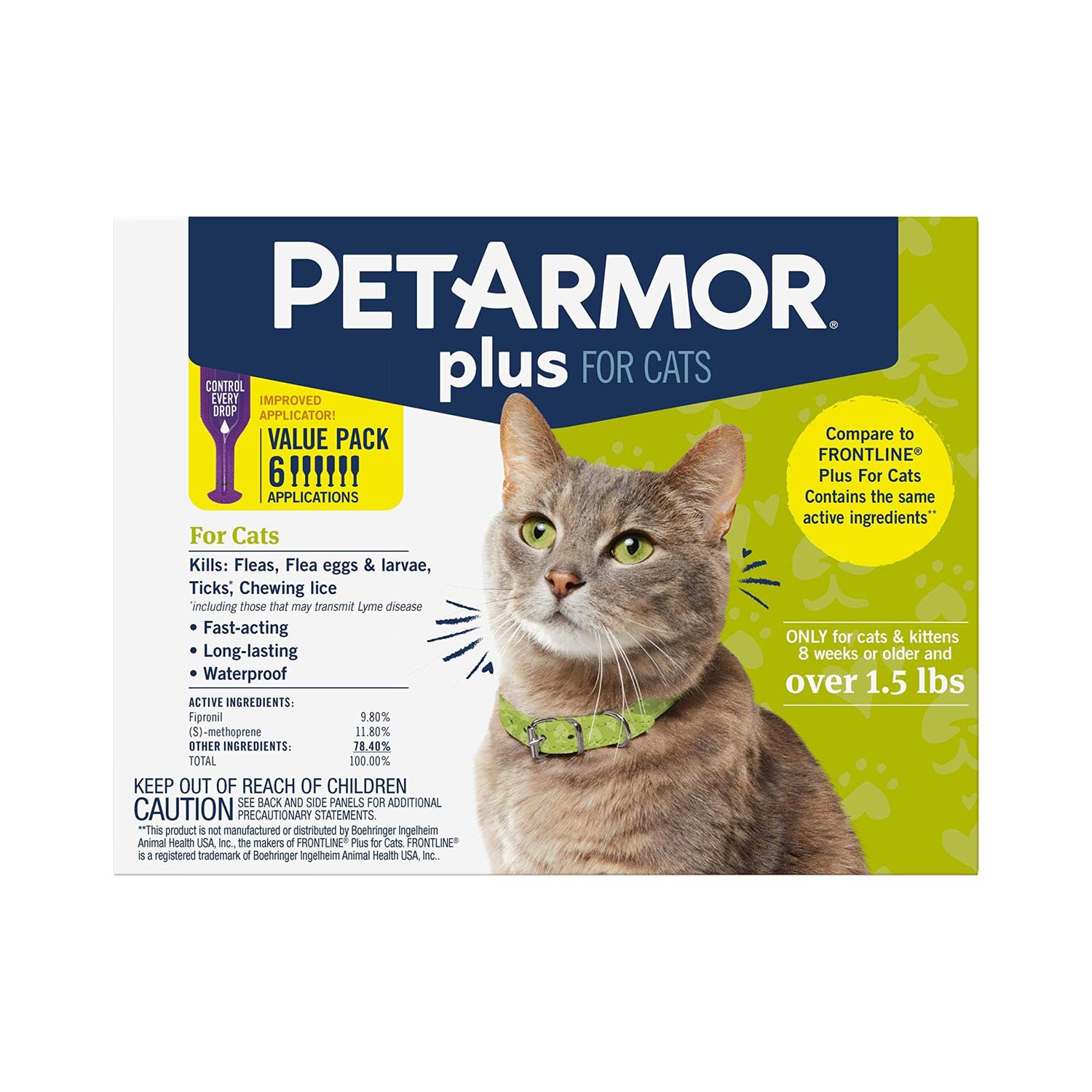 PetArmor Plus Flea and Tick Treatment for Cats