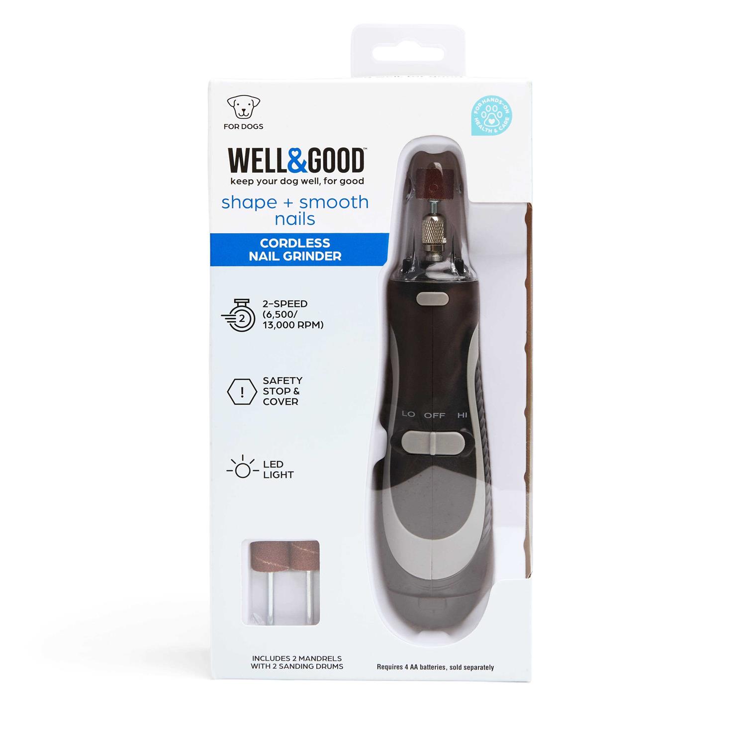 Well & Good Medium to Large Dog Nail Grinder