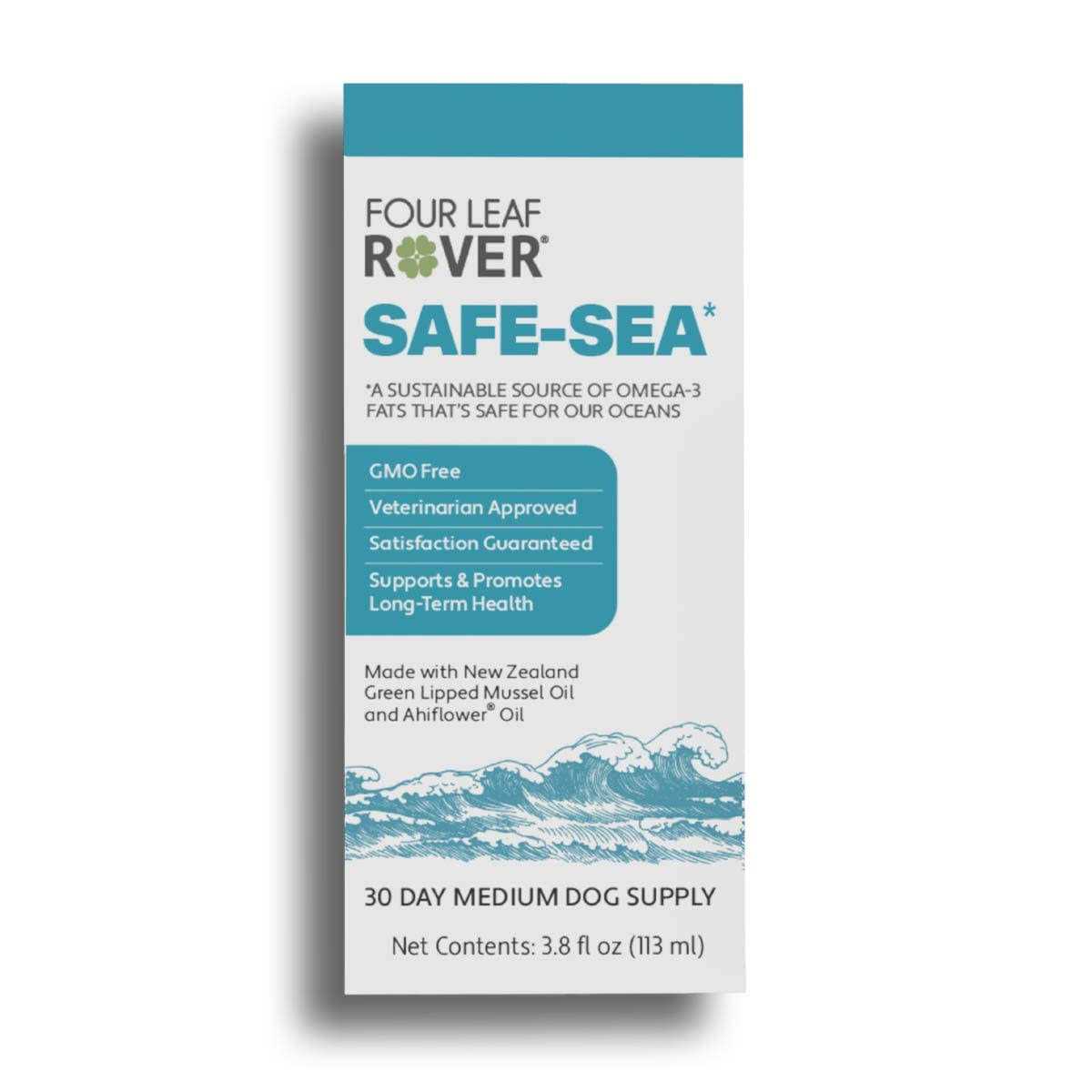 Four Leaf Rover Safe-Sea Green Lipped Mussel Oil for Dogs