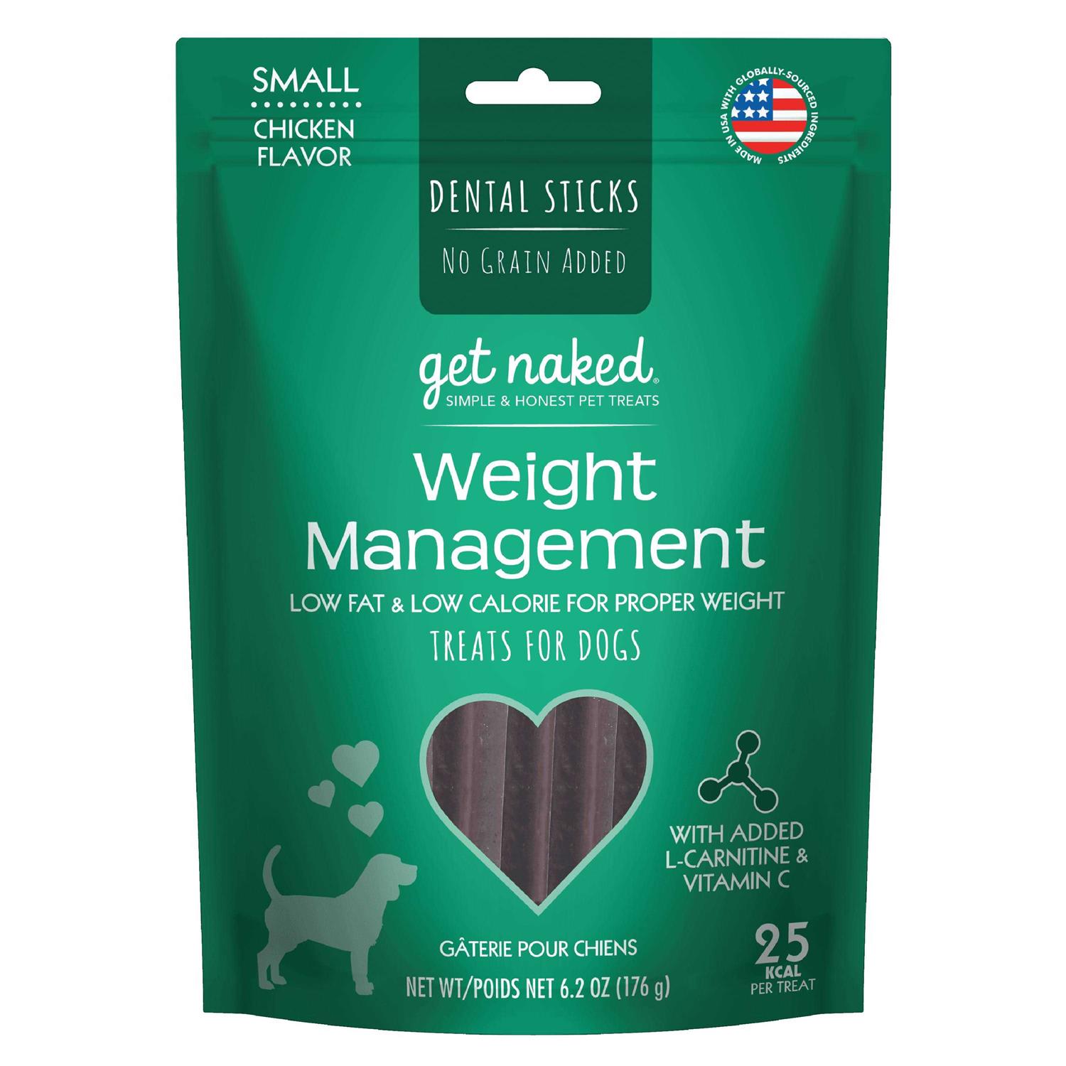 Get Naked Grain Free Weight Management Dental Chew Sticks