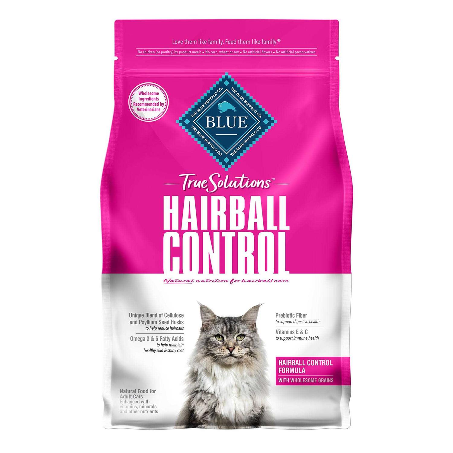 Blue Buffalo True Solutions Hairball Control Natural Adult Dry Cat Food