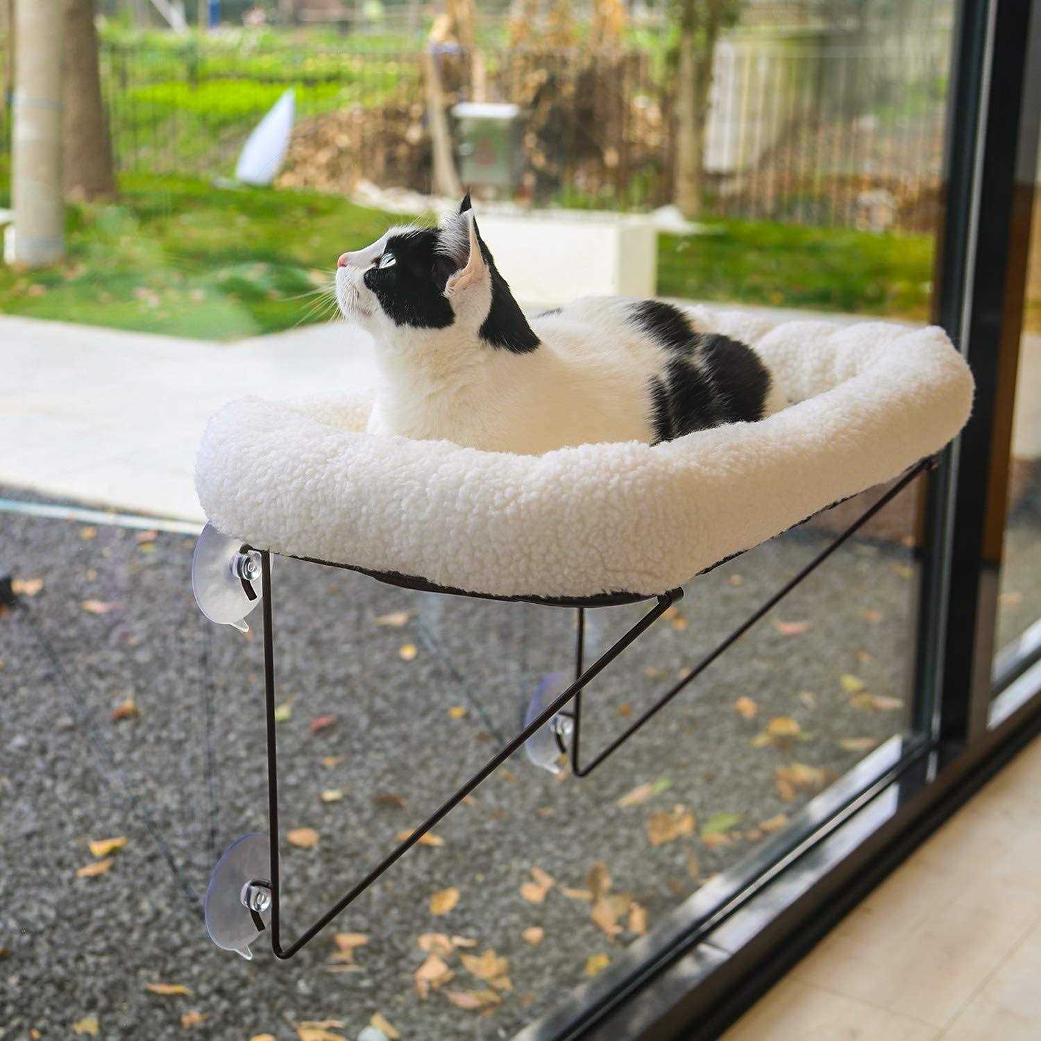 Zakkart Cat Window Perch 100% Metal Supported from Below