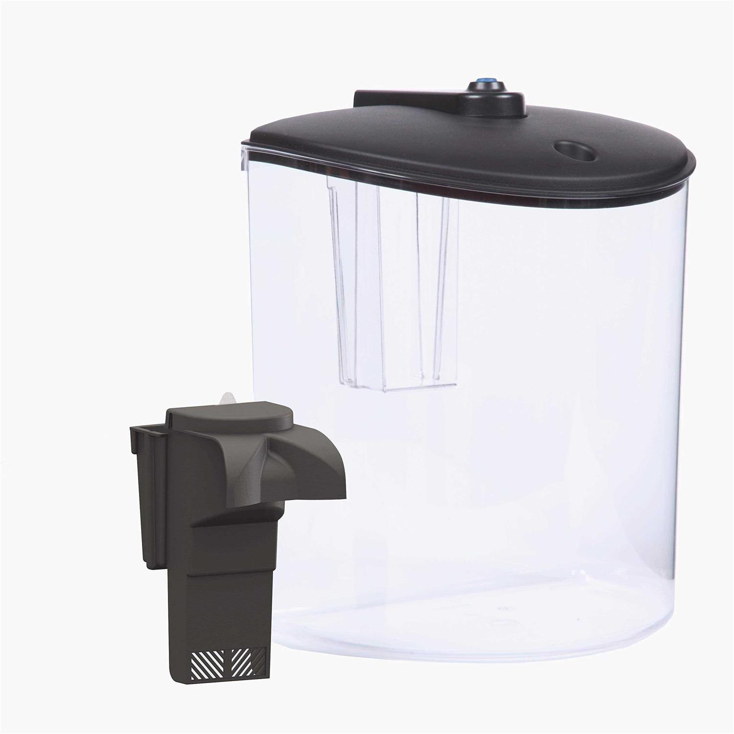 Koller Products AquaView 1.5-Gallon Fish Tank with LED Lighting and Power Filter