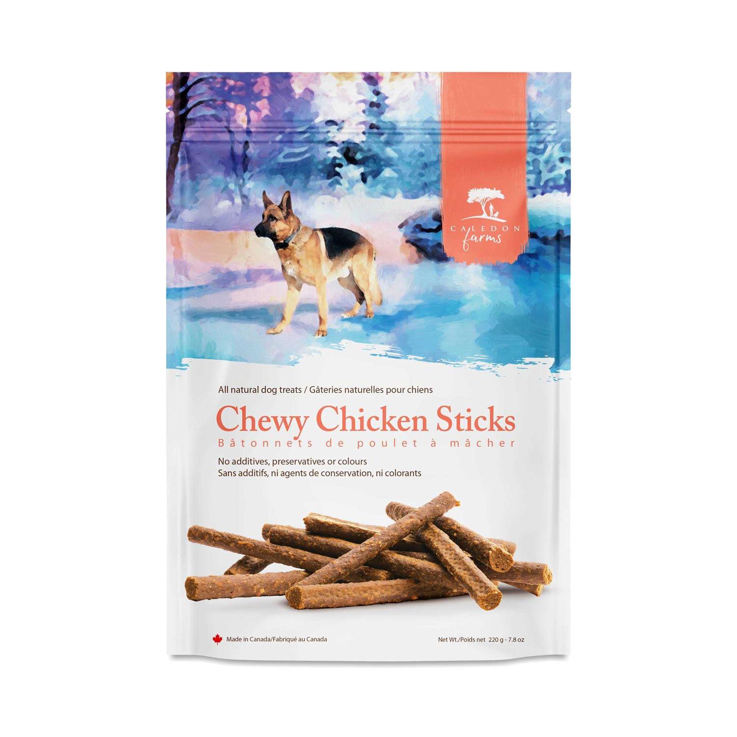 Caledon Farms Chewy Chicken Sticks Dog Treats